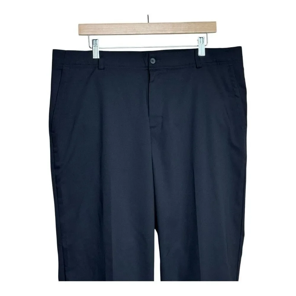 Nike Golf Pants Men's Black Flat Front Modern‎ Fit Lightweight Athletic